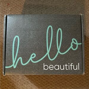 Hello Beautiful Black and Teal Box